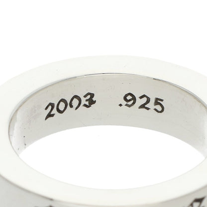 Chrome Hearts 6mm Spacer Forever Silver Ring Size 13.5