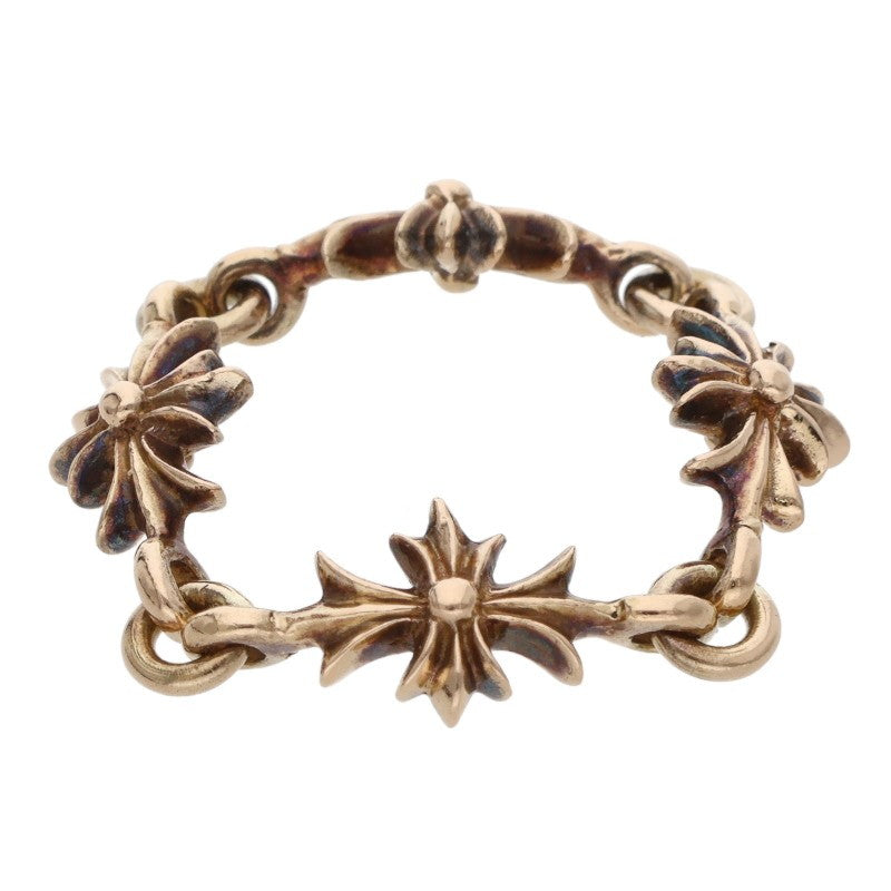Chrome Hearts 22K Tiny ECH Plus Gold Ring Size ONE SIZE