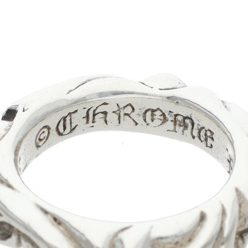 Chrome Hearts SCRL BAND Sterling Silver Ring Size ONE SIZE