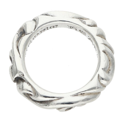 Chrome Hearts SCRL BAND Sterling Silver Ring Size ONE SIZE