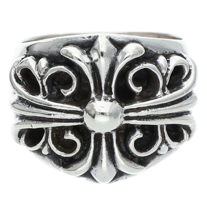 Chrome Hearts Keeper Sterling Silver Ring Size ONE SIZE