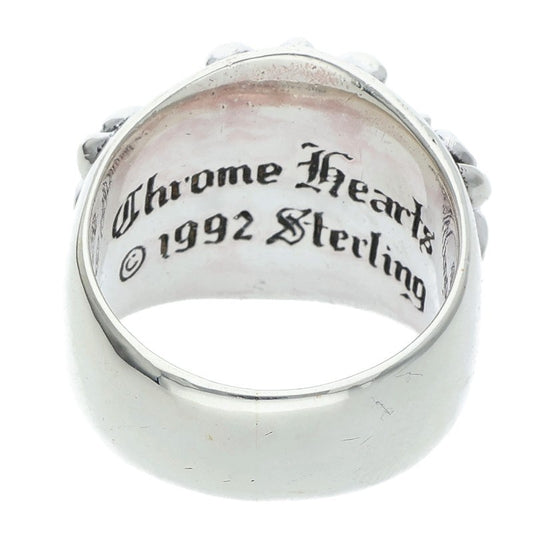 Chrome Hearts Keeper Sterling Silver Ring Size ONE SIZE