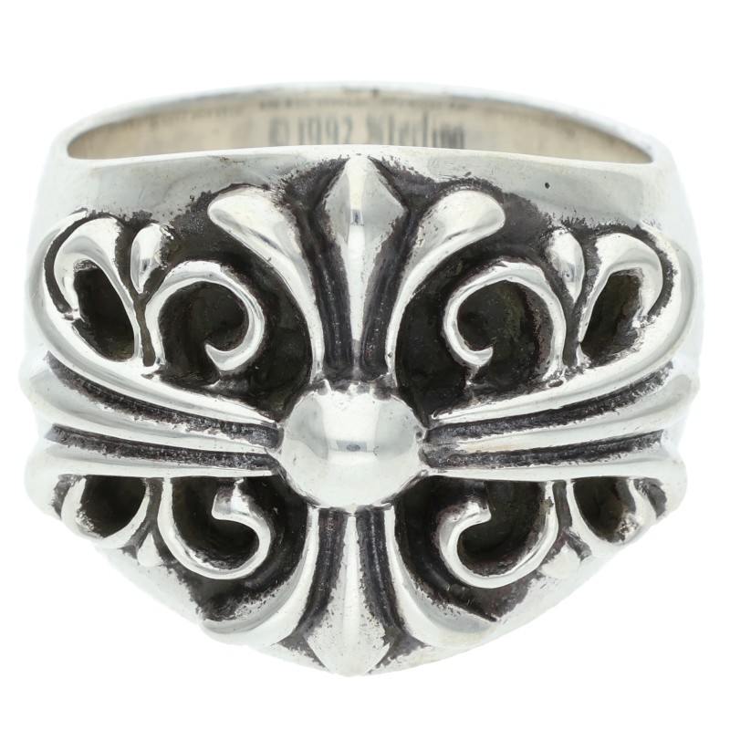 Chrome Hearts Keeper Sterling Silver Ring Size ONE SIZE
