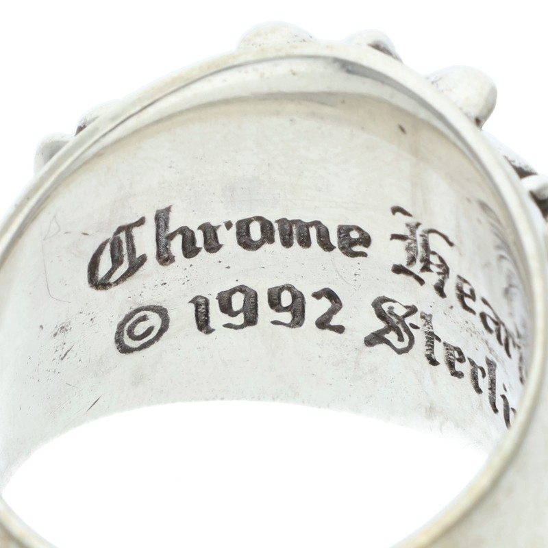 Chrome Hearts Keeper Sterling Silver Ring Size ONE SIZE