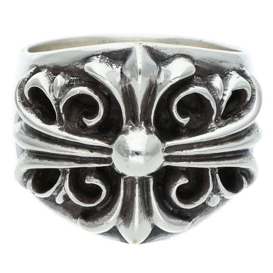 Chrome Hearts Keeper Sterling Silver Ring Size 22.5