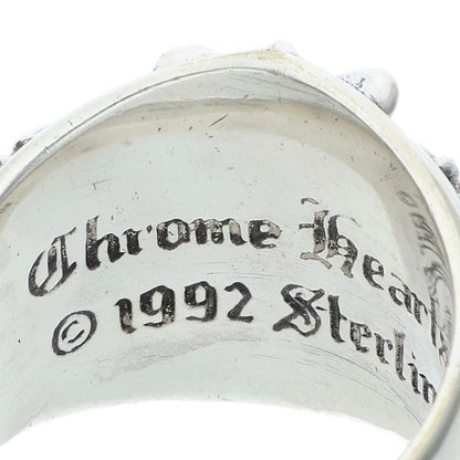 Chrome Hearts Keeper Sterling Silver Ring Size 22.5