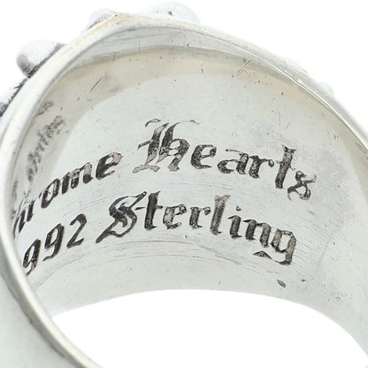 Chrome Hearts Keeper Sterling Silver Ring Size 22.5