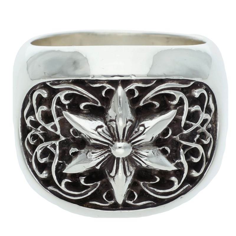 Chrome Hearts CLSSC OVAL STAR Silver Ring Size ONE SIZE