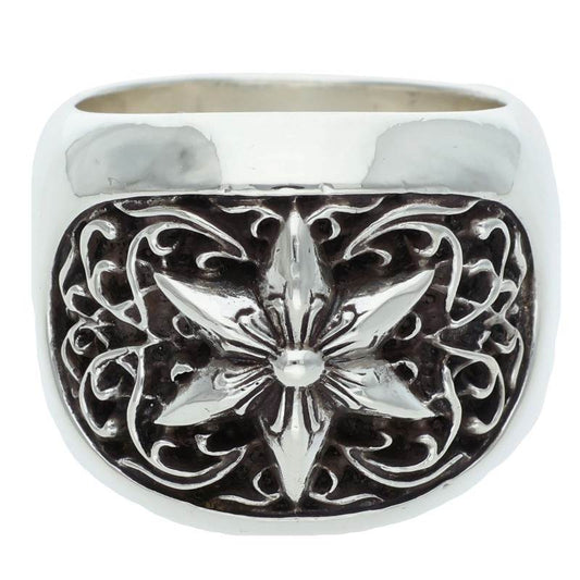 Chrome Hearts CLSSC OVAL STAR Silver Ring Size ONE SIZE