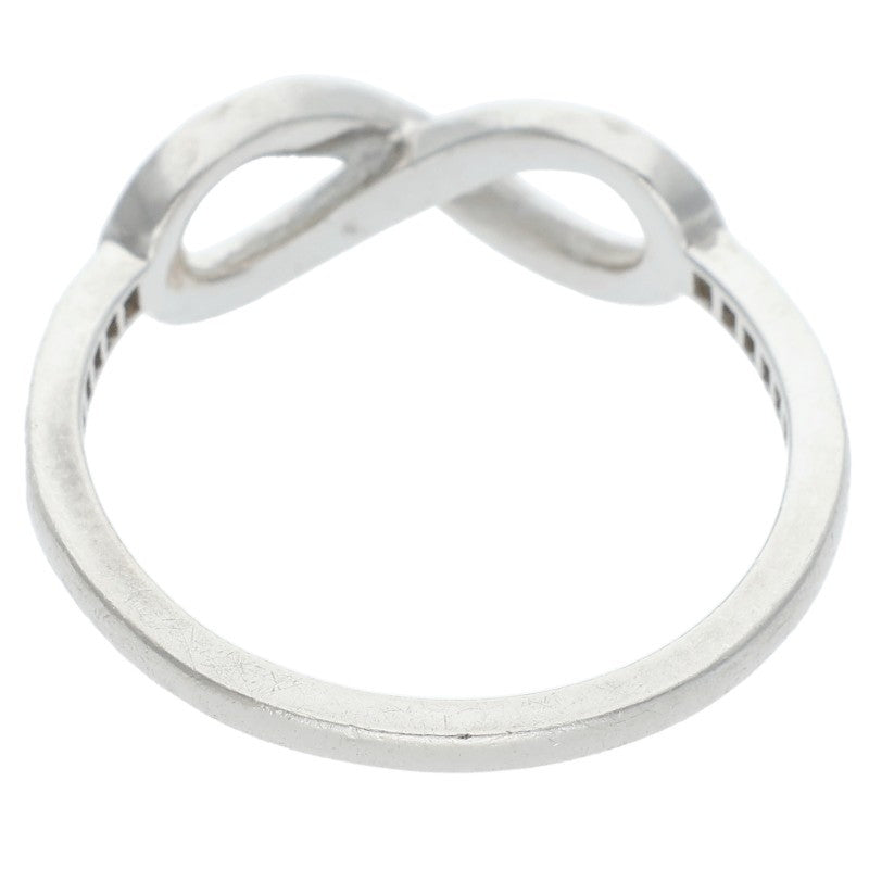 TIFFANY&Co. Infinity PT950 Pave Diamond Ring Size ONE SIZE