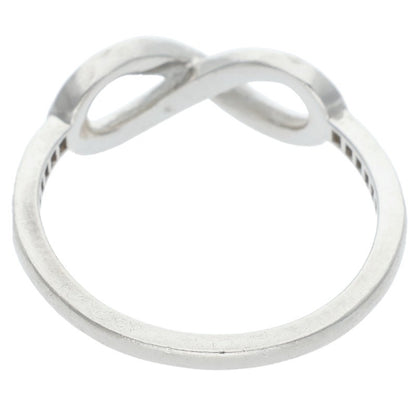 TIFFANY&Co. Infinity PT950 Pave Diamond Ring Size ONE SIZE