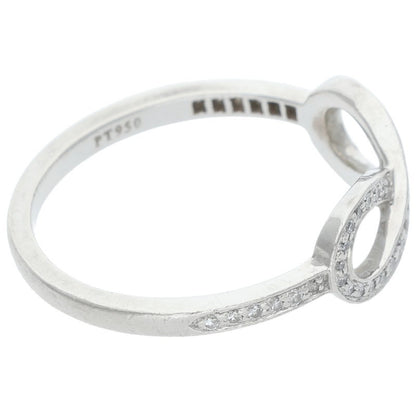 TIFFANY&Co. Infinity PT950 Pave Diamond Ring Size ONE SIZE