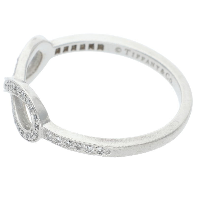 TIFFANY&Co. Infinity PT950 Pave Diamond Ring Size ONE SIZE