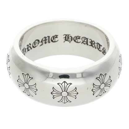Chrome Hearts 10mm Round Sterling Silver Ring Size 20.5