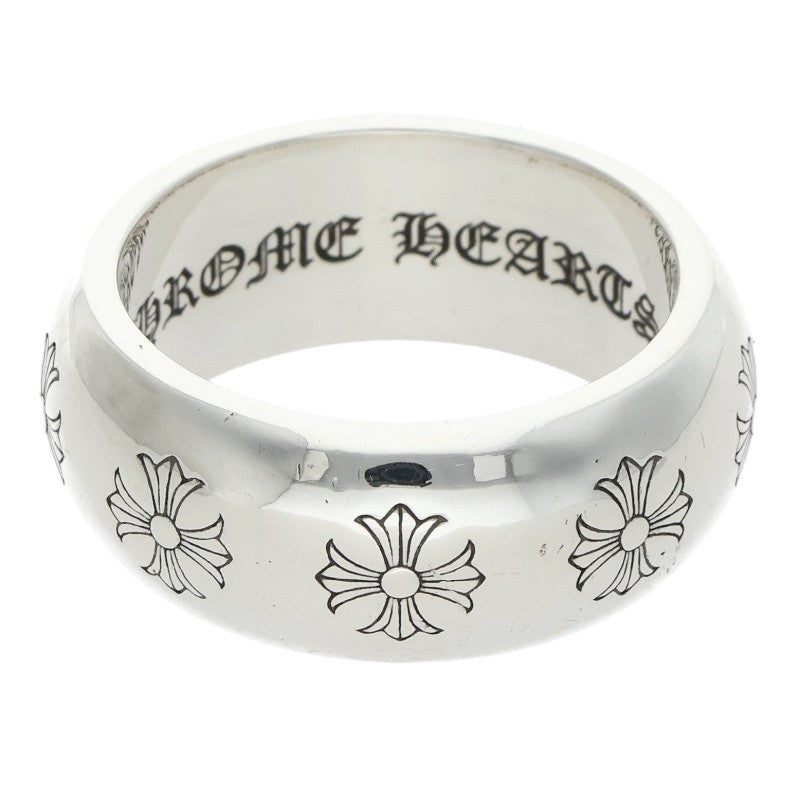 Chrome Hearts 10mm Round Sterling Silver Ring Size 20.5