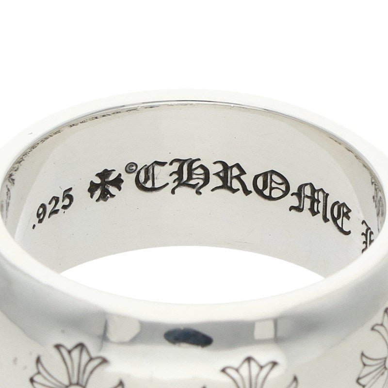 Chrome Hearts 10mm Round Sterling Silver Ring Size 20.5