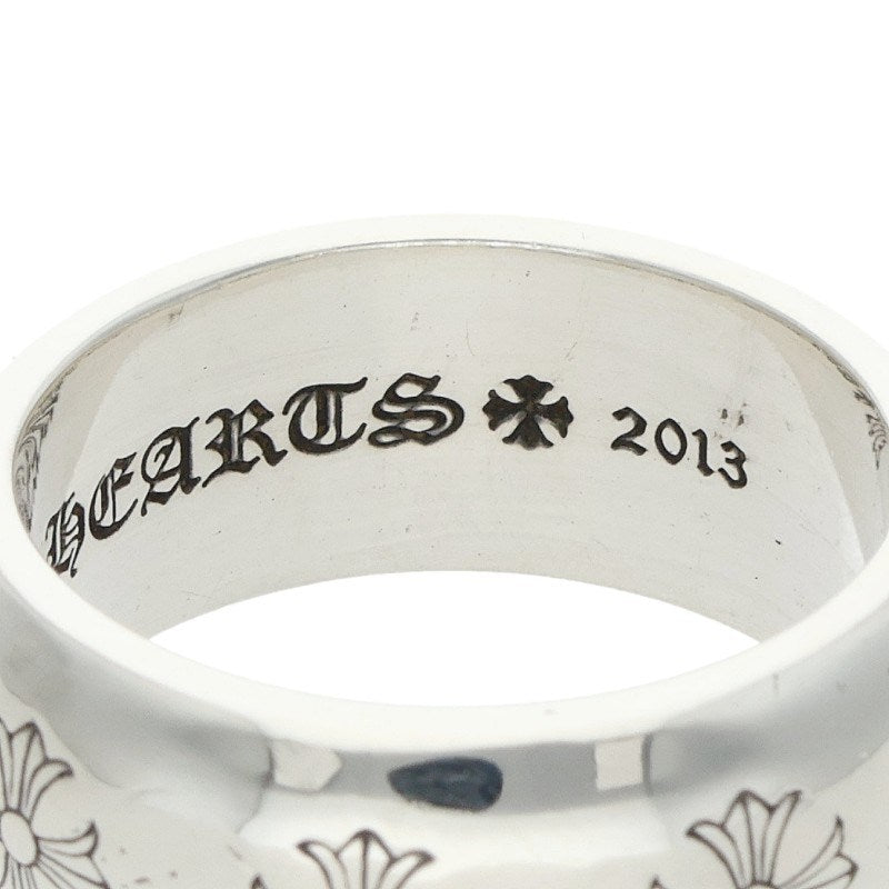 Chrome Hearts 10mm Round Sterling Silver Ring Size 20.5