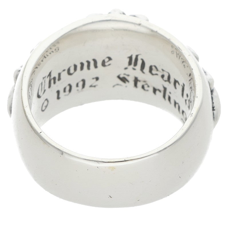 Chrome Hearts FLRL CRS Sterling Silver Ring Size 16.5