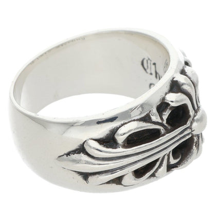Chrome Hearts FLRL CRS Sterling Silver Ring Size 16.5