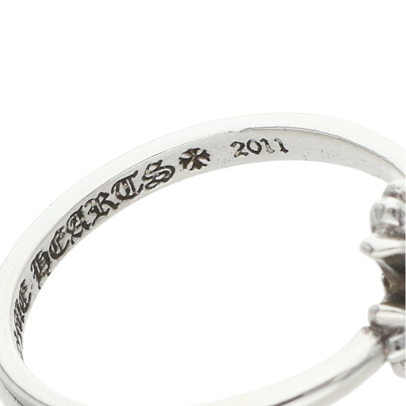 Chrome Hearts BUBBLGM CH CRS Sterling Silver Ring Size 8.5