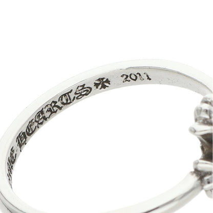 Chrome Hearts BUBBLGM CH CRS Sterling Silver Ring Size 8.5