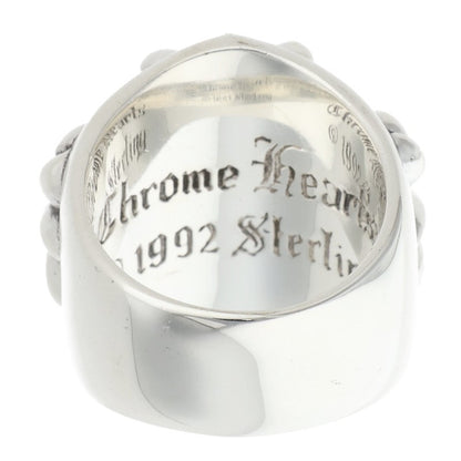 Chrome Hearts Keeper Sterling Silver Ring Size ONE SIZE