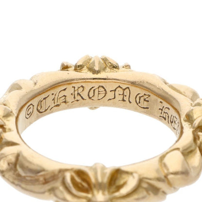 Chrome Hearts 22K SBT BAND Yellow Gold Ring Size ONE SIZE
