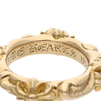Chrome Hearts 22K SBT BAND Yellow Gold Ring Size ONE SIZE