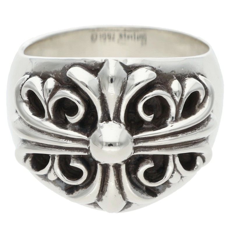 Chrome Hearts Keeper Sterling Silver Ring Size ONE SIZE