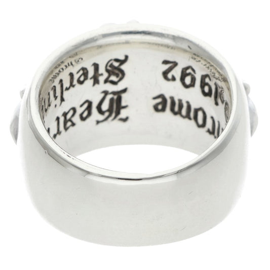 Chrome Hearts FLRL CRS Sterling Silver Ring Size 12.5