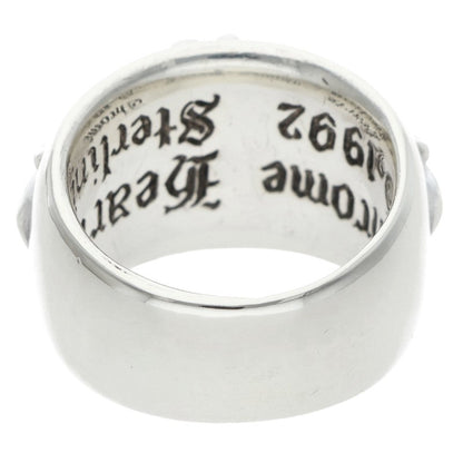 Chrome Hearts FLRL CRS Sterling Silver Ring Size 12.5