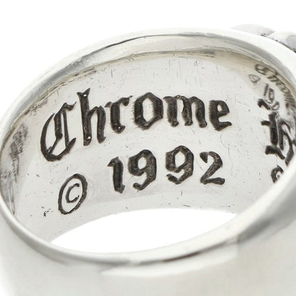 Chrome Hearts FLRL CRS Sterling Silver Ring Size 12.5