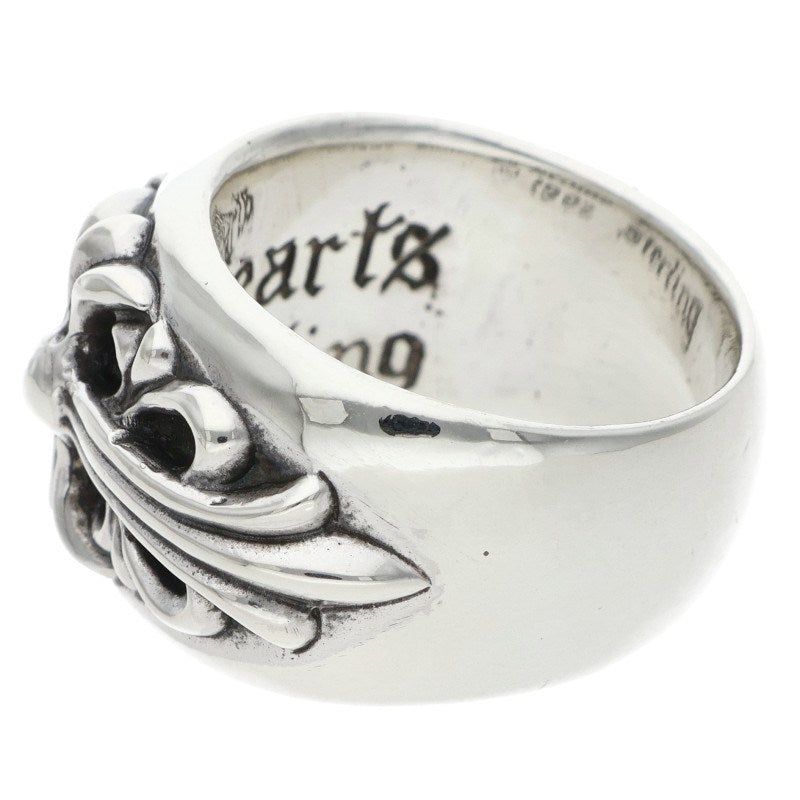 Chrome Hearts FLRL CRS Sterling Silver Ring Size 12.5