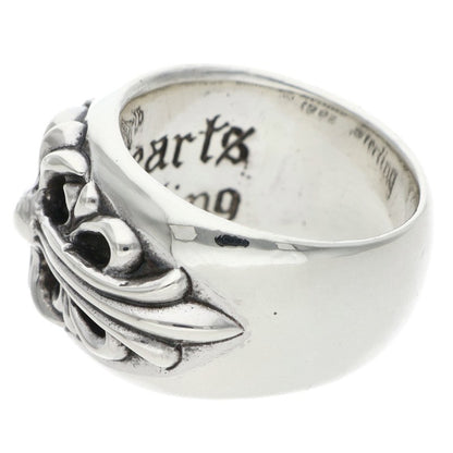 Chrome Hearts FLRL CRS Sterling Silver Ring Size 12.5