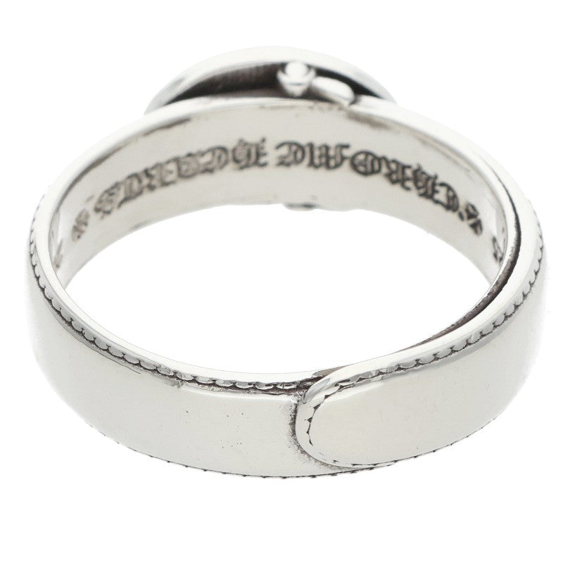 Chrome Hearts BELTED OVAL SML Silver Ring Size 21.5