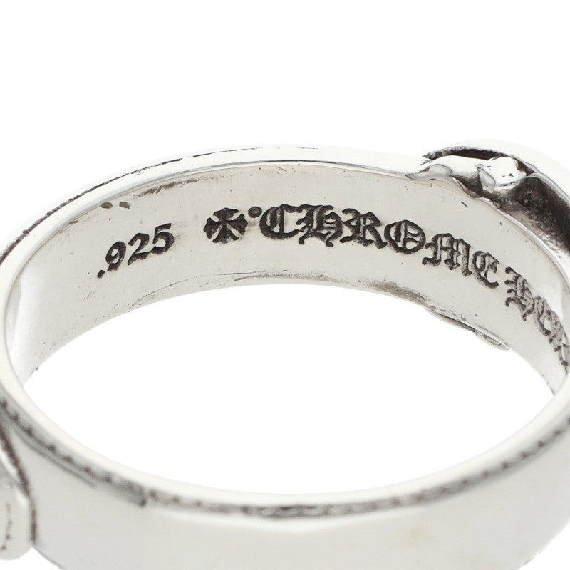 Chrome Hearts BELTED OVAL SML Silver Ring Size 21.5