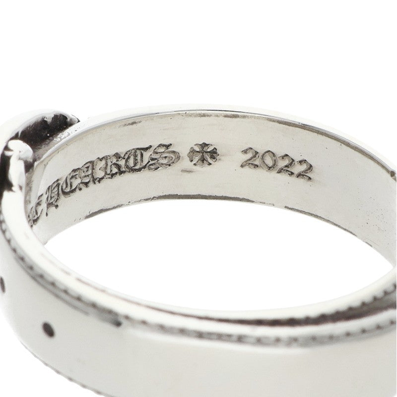 Chrome Hearts BELTED OVAL SML Silver Ring Size 21.5