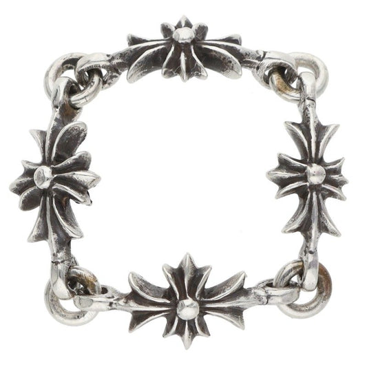 Chrome Hearts TNY E CH PLS Silver Ring Size 12.5
