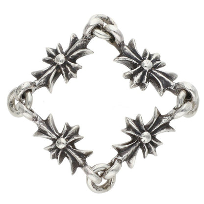 Chrome Hearts TNY E CH PLS Silver Ring Size 12.5