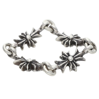 Chrome Hearts TNY E CH PLS Silver Ring Size 12.5