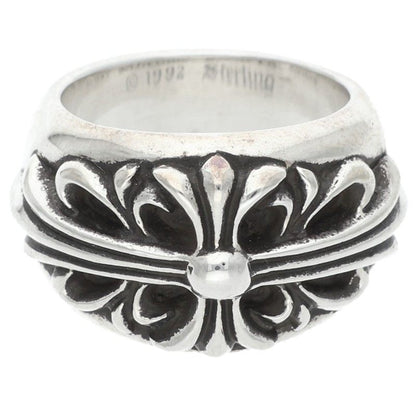 Chrome Hearts FLRL CRS Sterling Silver Ring Size ONE SIZE