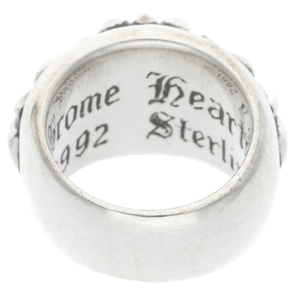 Chrome Hearts FLRL CRS Sterling Silver Ring Size ONE SIZE