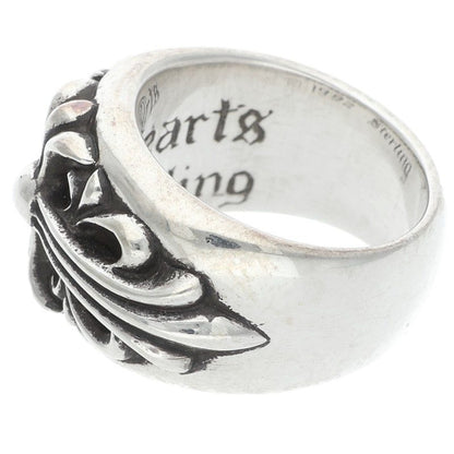 Chrome Hearts FLRL CRS Sterling Silver Ring Size ONE SIZE