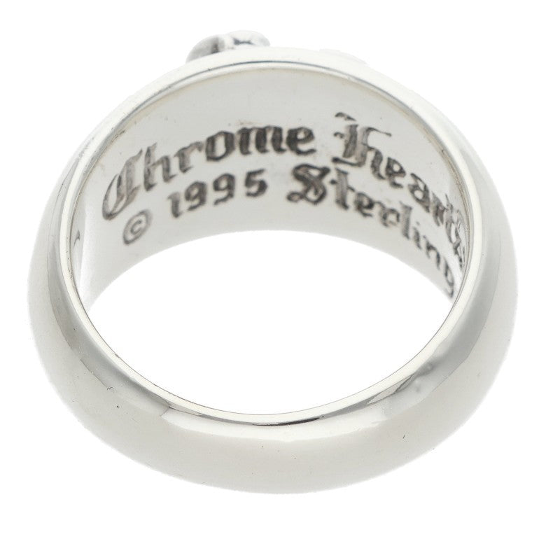 Chrome Hearts HEART IN BAND Silver Ring Size ONE SIZE