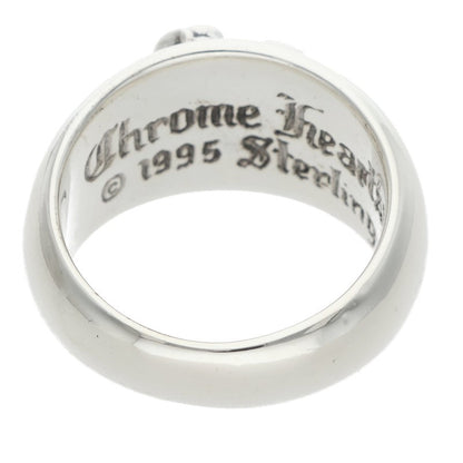 Chrome Hearts HEART IN BAND Silver Ring Size ONE SIZE