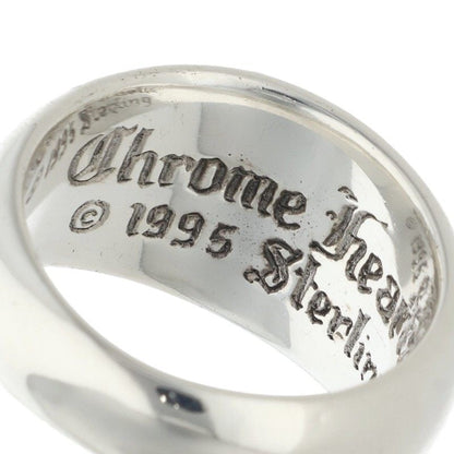 Chrome Hearts HEART IN BAND Silver Ring Size ONE SIZE