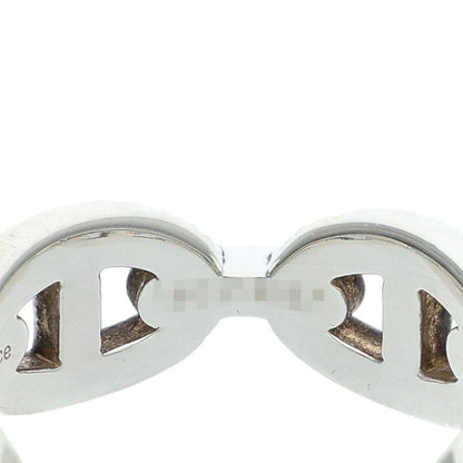 HERMES Chaine d'Ancre Enchainee PM Silver Ring Size US 7