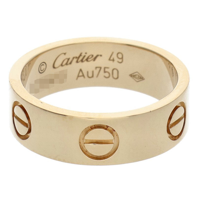 Cartier K18YG Love Ring Size 49