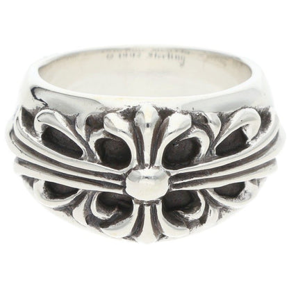 Chrome Hearts FLRL CRS Floral Silver Ring Size ONE SIZE