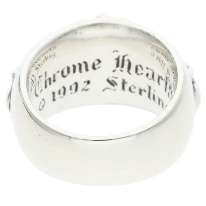 Chrome Hearts FLRL CRS Floral Silver Ring Size ONE SIZE